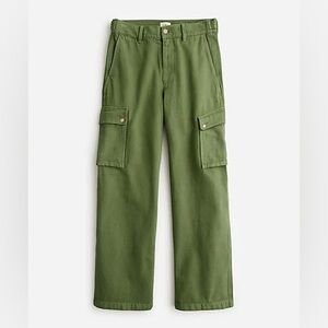J Crew Relaxed Cargo Pant Heavyweight Twill Utility Green
